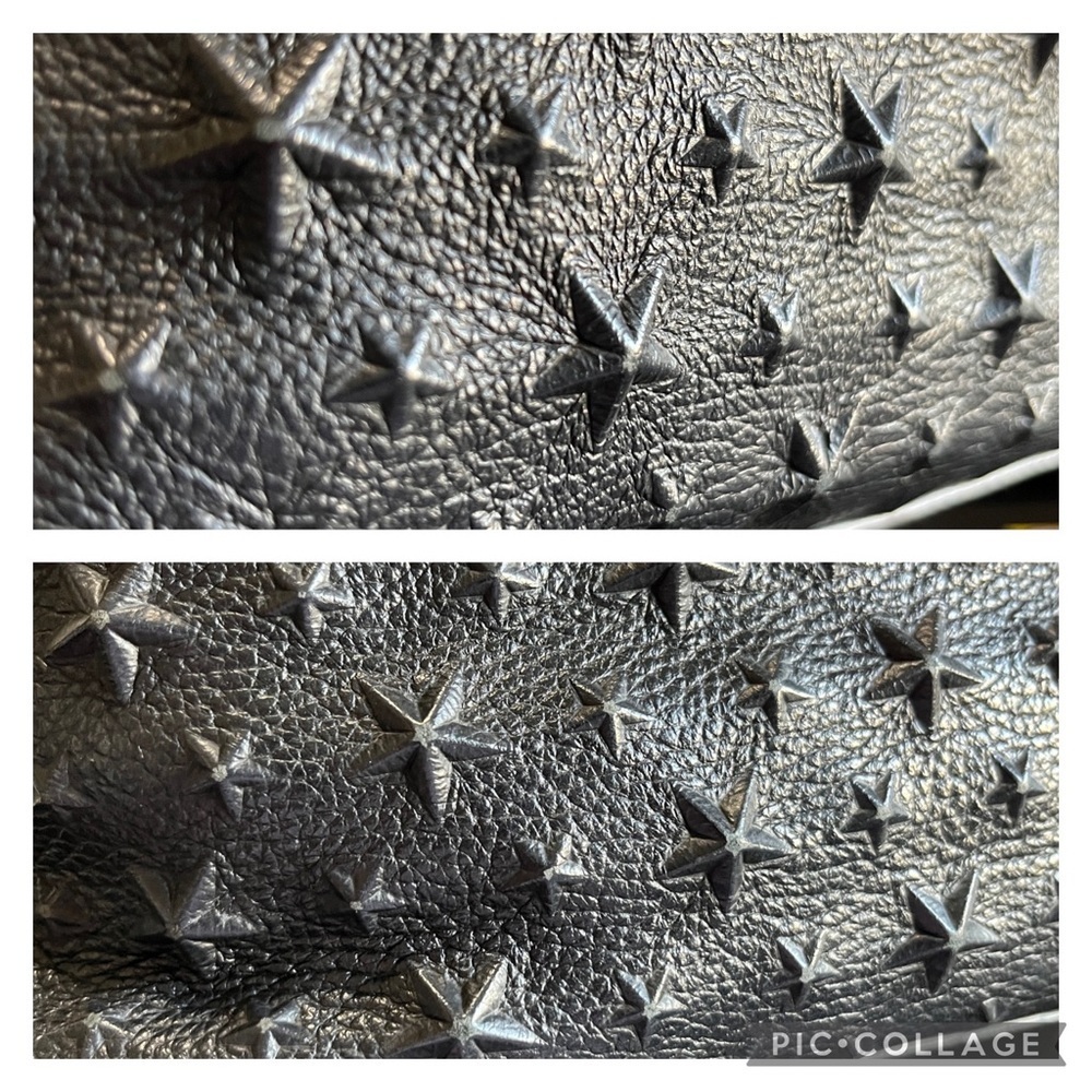 Jimmy Choo Black Star-Studded Leather Tote - Picture 16 of 16
